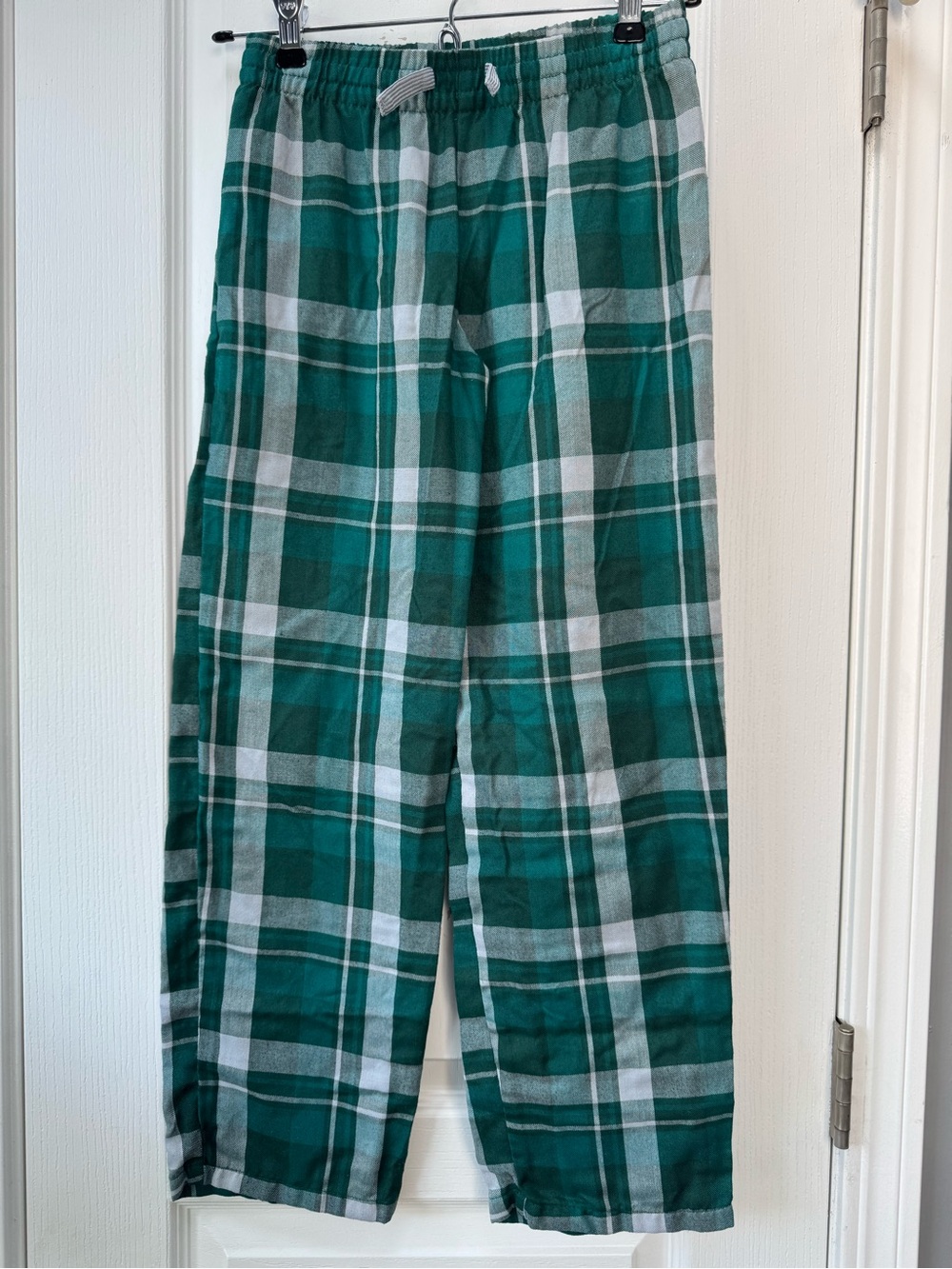 Cat & Jack Green and White Plaid Lightweight Lounge Pants